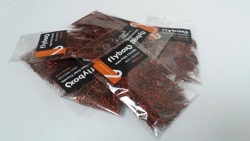 Flybox Holo Polar Chenille in Bronze and Red-1